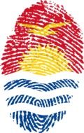 fingerprint flag of Kiribati