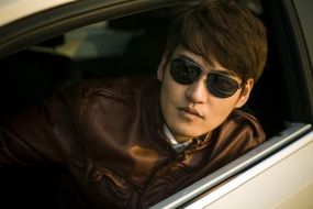 Sunglasses korean man model