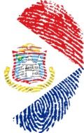 flag of Sint Maarten, fingerprint