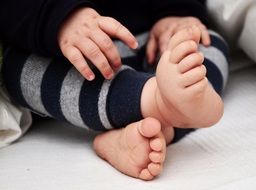 hands feet baby small cute ten