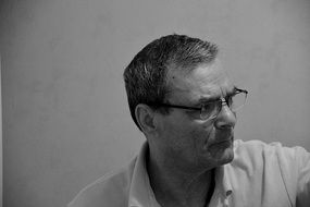 portrait adult man face
