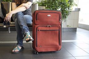 travel suitcase airport