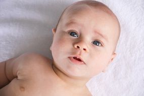 face of the cute baby, adorable boy