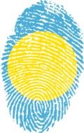 fingerprint flag of palau