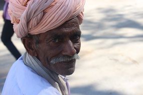 old man turban