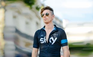 man in sunglasses on a blurred background
