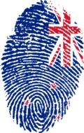 new zealand flag fingerprint drawing