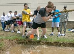 Photo of tug of war competition