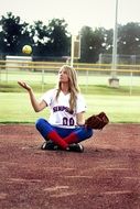 softball girl