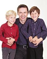 Photo of Father and his children