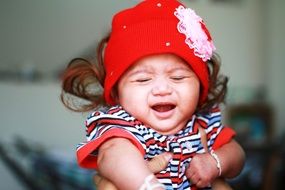 kids girls crying