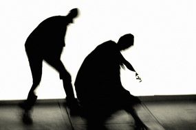 people silhouettes drawing
