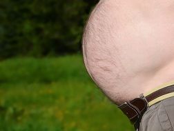 big fat beer belly