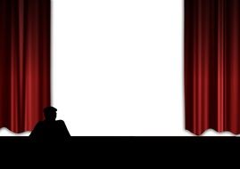 theater stage curtain