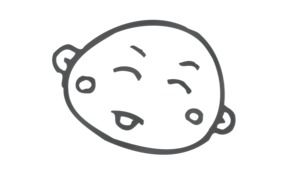 face cheeky drawing