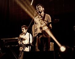 concert of rock singers