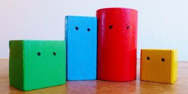 colorful wooden blocks