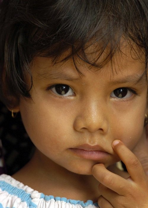 attractive beautiful child