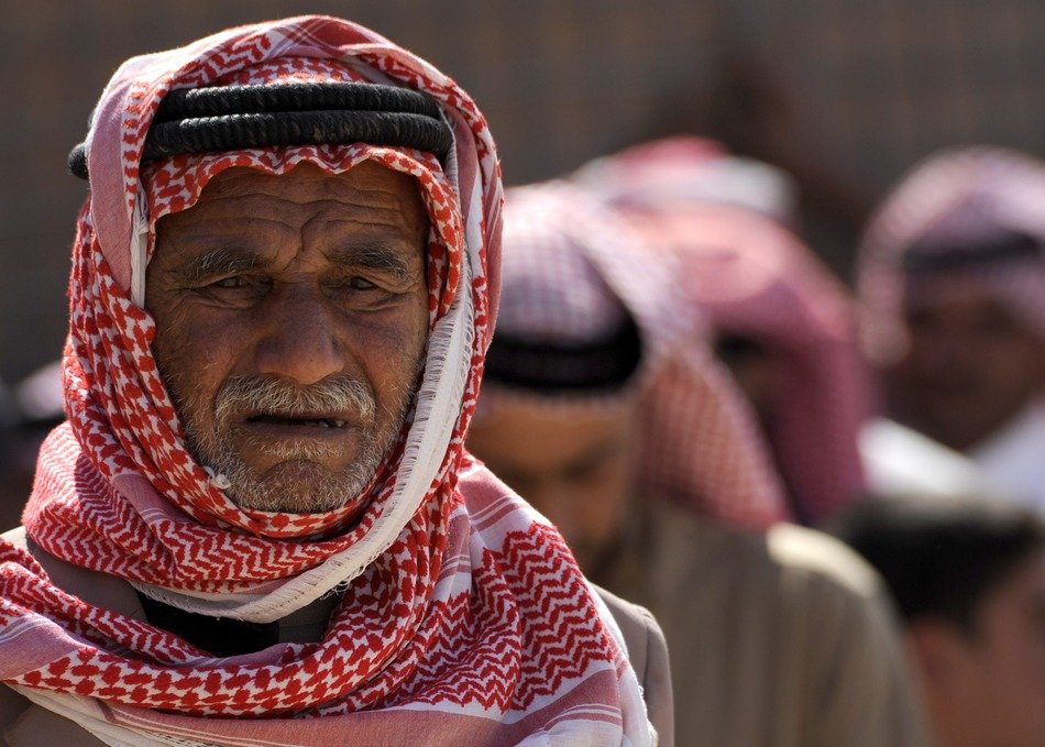 old man in iraq