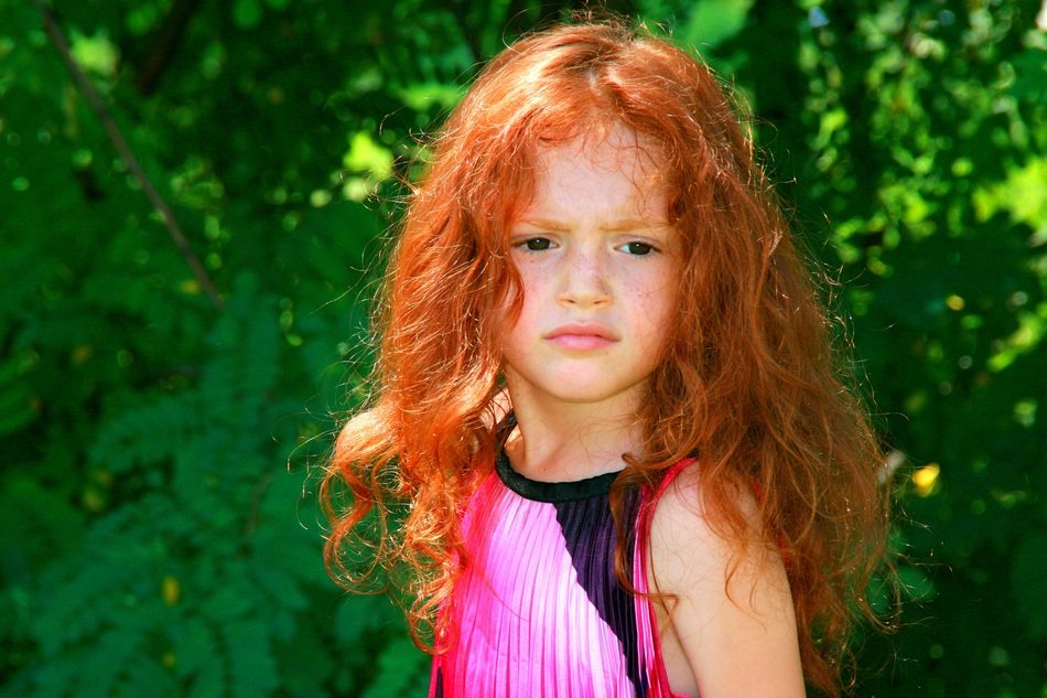 girlie with red hair