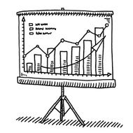 Screen Presentation Graph Success Drawing N2