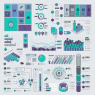 Flat UI Infographic Elements - Complete Set N4