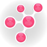 metaball colorful round diagram infographics N117