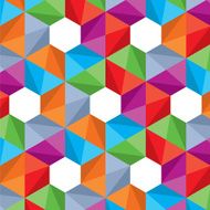 Colorful mosaic-banner