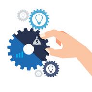 gears business infographic