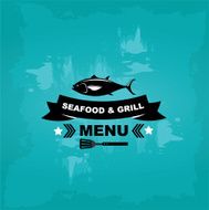 Seafood cafe menu grill N4