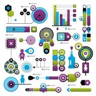 Vector elements of infographics N4