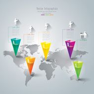 Infographics vector design template N279