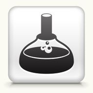 Square Button with Beer Fermentation Tank