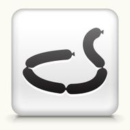 Square Button with Sausages