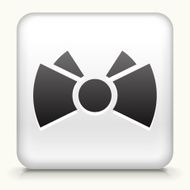 Square Button with Bowtie