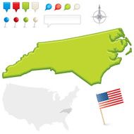North Carolina State Map N2