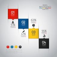 Minimal infographics design N20