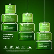 Minimal infographic template N34