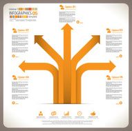 Minimal infographic template N35