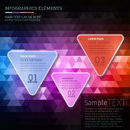 Multicolored infographic elements N3