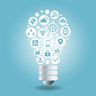 Internet iot concept