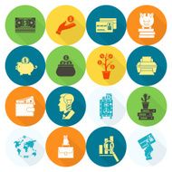 business and finance icon set N352