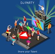 DJ Performance People Isometric N2