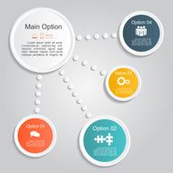 Infographic report template layout Vector illustration N39