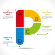 creative alphabet info-graphics N12