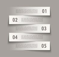 Infographic design with paper creative lines N4