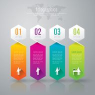 Infographics vector design template N281