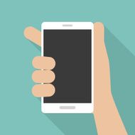 Mobile phone in hand