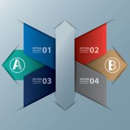 Abstract infographic N39