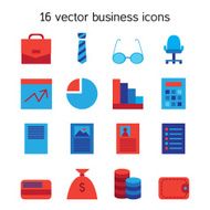 Business icons set N85